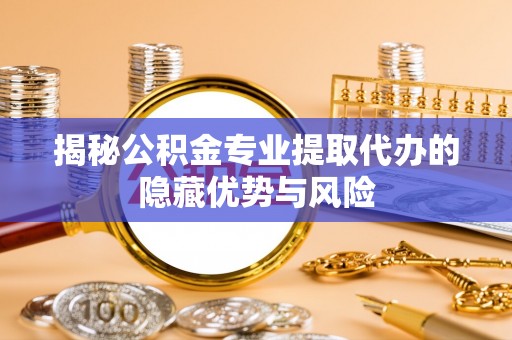 淇滨揭秘公积金专业提取代办的隐藏优势与风险