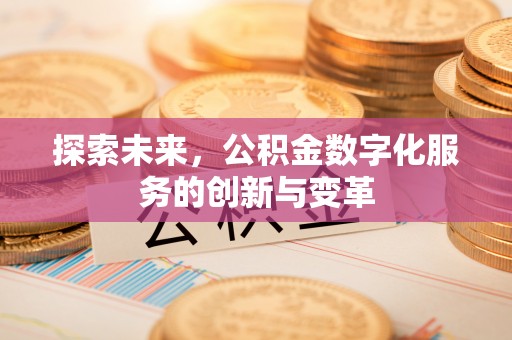 淇滨探索未来，公积金数字化服务的创新与变革