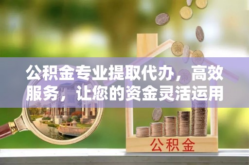 淇滨公积金专业提取代办，高效服务，让您的资金灵活运用
