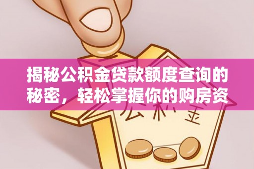 淇滨揭秘公积金贷款额度查询的秘密，轻松掌握你的购房资金